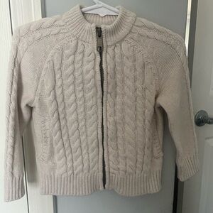 The Children's Place Toddler Cream Knit Cardigan